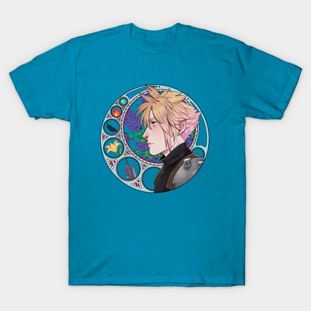 Cloud Nouveau T-Shirt by almahime